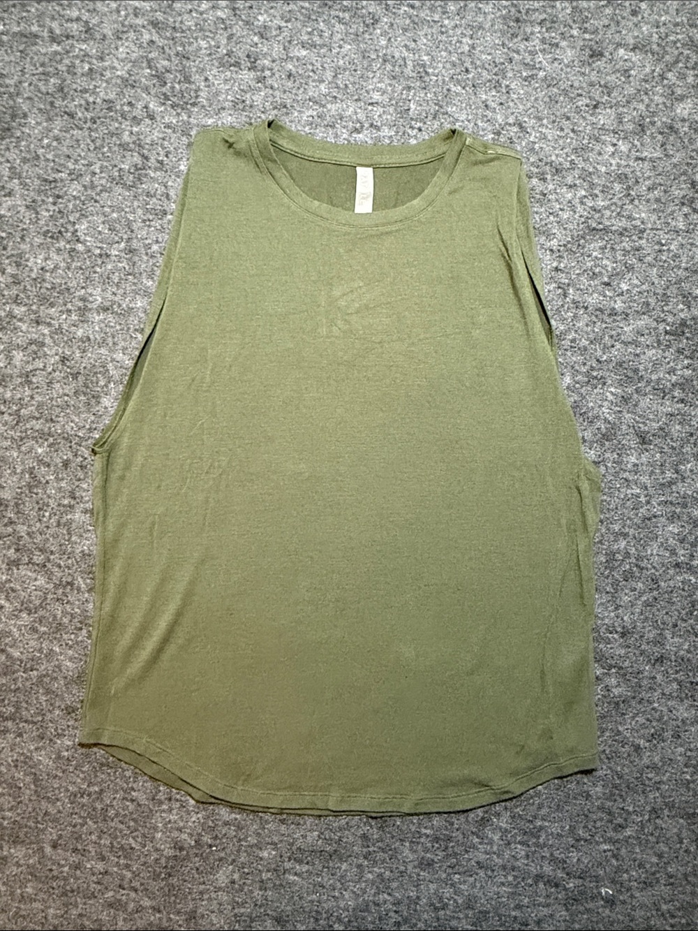 Athleta Cloudlight Muscle Tank Top Sleeveless Relaxed #530151 Forest Green